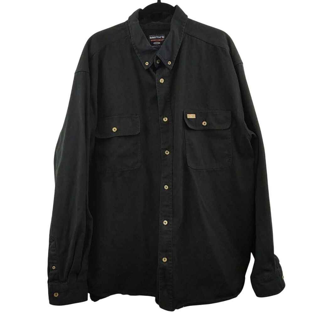 Black Heavy Duty Gorpcore Mens - XXL -  Smith's Workwear 1906 Brooklyn NY